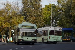 Троллейбусы на улице Трудовой. Сентябрь 2009г.